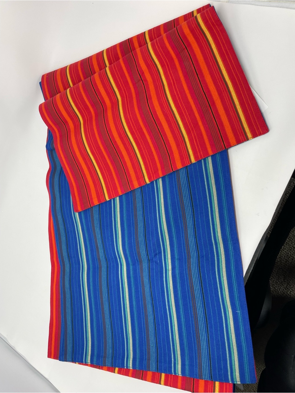 Reversible Striped Table Runner